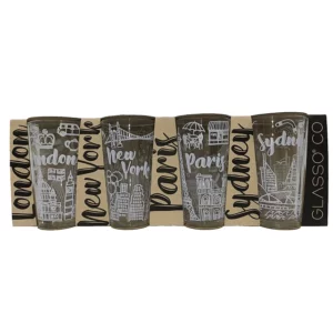 Set 4 Vasos City Collection 475 ml