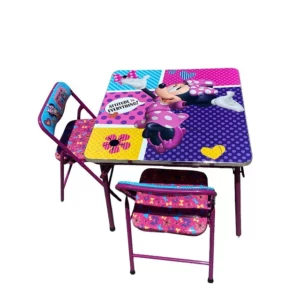 Set Plegable Mesa + Sillas Minnie Mouse