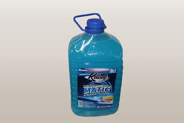 Detergente ROLLSoft Matic Celeste 5L