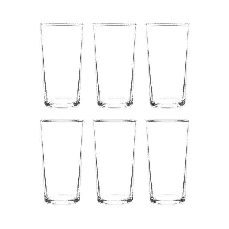 Empaque de 6 vasos Cristar Montecarlo 355cc - Presentación para regalo