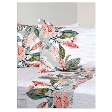 “Sábanas Cannon estampadas King 200 hilos – diseño Visque”