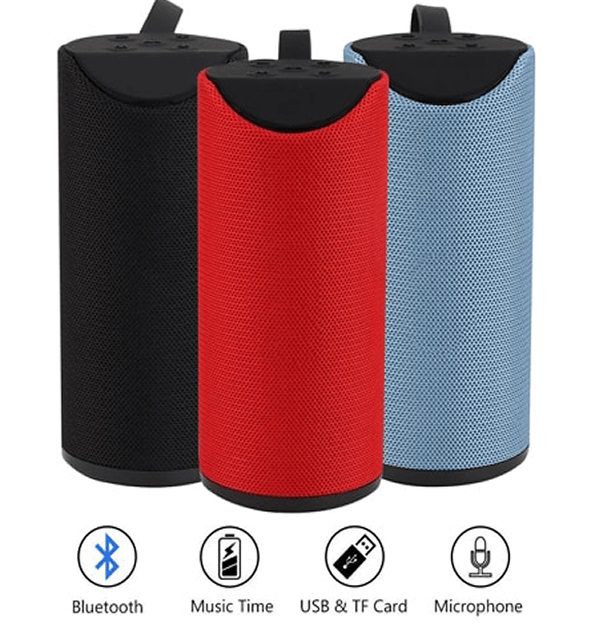 “Parlante mini bazooka – listo para usar y transportar”
