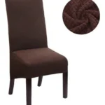 “Funda silla Homy chocolate – **ajuste práctico y moderno**”