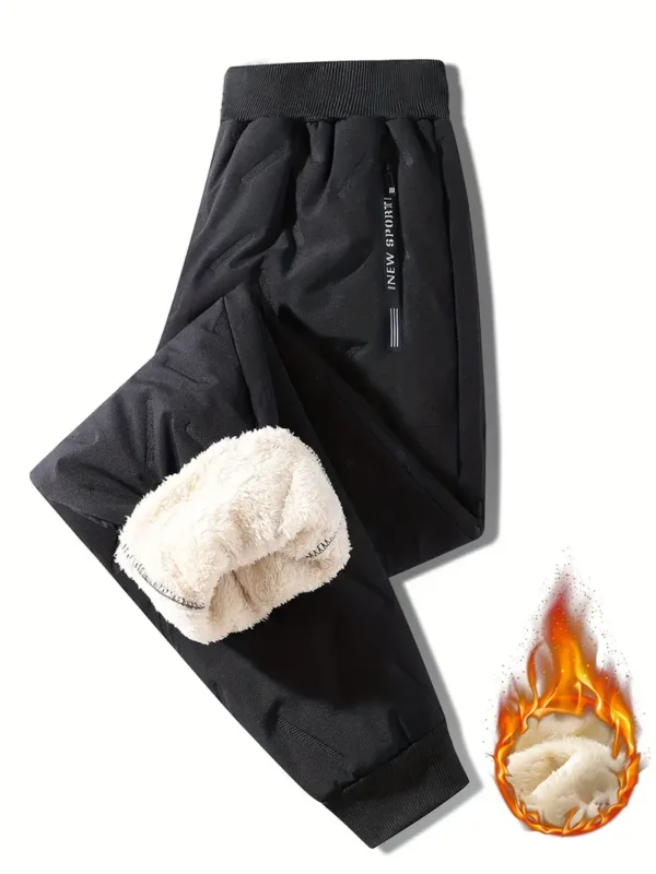 Pantalón impermeable negro – protección contra frío y humedad