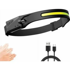 Linterna cabeza recargable – iluminación manos libre
